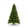 7.5-FT Artificial Christmas Tree with 1685 Tips,400LED, Unlit Hinged Spruce PVC/PE Xmas Tree for Indoor Outdoor, Green