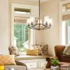 Modern American hanging chandelier -5 bulbs -E26 lamp holder