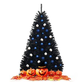 6 Feet Hinged Artificial Halloween Christmas Tree