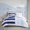 Sammie Cotton Cabana Stripe Reversible Comforter Set with Shark Reverse