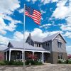 20ft Sectional Al Flag Pole w/US Flag Ball