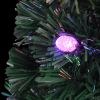 Artificial Christmas Tree with Stand/LED 5 ft Fiber Optic