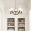 Modern American hanging chandelier -5 bulbs -E26 lamp holder