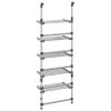 5-Tier Hanging Laundry Drying Rack Aluminum