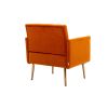 COOLMORE Accent Chair ,leisure single sofa with Rose Golden feet