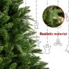 6 -foot artificial Christmas tree with 1,600 cutting -edge, no light, no light hinged cloud fir PVC/PE Christmas tree, suitable for indoor and outdoor