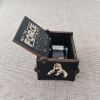 Antique Carved Wooden Music Box - May The Force Be With You - Perfect Gift for Kids 3+