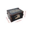 Antique Carved Wooden Music Box - May The Force Be With You - Perfect Gift for Kids 3+