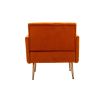 COOLMORE Accent Chair ,leisure single sofa with Rose Golden feet