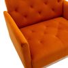 COOLMORE Accent Chair ,leisure single sofa with Rose Golden feet