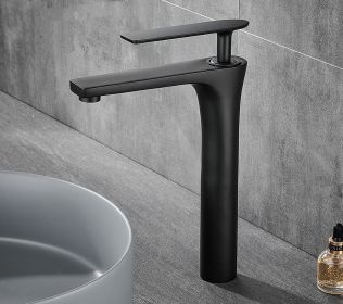 Extended Faucet For Bathroom On Stage (Option: Black-High style)