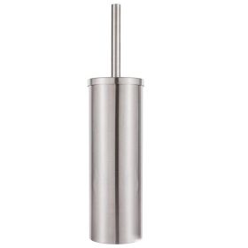 304 Stainless Steel Toilet Brush Punching Bathroom Wall Mounted Toilet Brush Cleaning Vertical Bracket (Option: Wire drawing-Floor type)