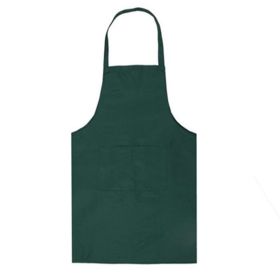 Fashion Home Kitchen Thickened Apron (Option: Dark Green-58X73cm)