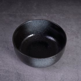 Japanese Ceramic Wholesale Retro Soup Bowl Salad Bowl Tableware (Option: N glaze-8inch 190x80mm-4PCS)