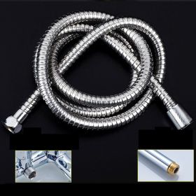 Supercharged High Yield Water Heater Shower Head Shower (Option: Silver 1.5m encryption tube)