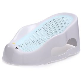 Baby Sitting Lying Bath Basin Lying Support (Option: Blue Penguin)