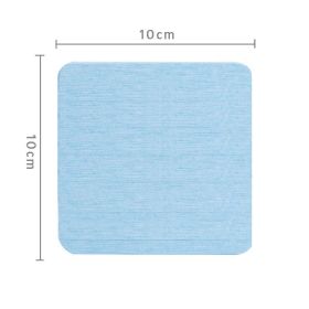 Diatomite Coaster Cup Bathroom Soap Box Hydrophilic Pad (Option: Blue 10x10cm)