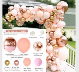 Balloon Garland Arch Kit Wedding Birthday Balloons Decoration Party Balloons For Baby Shower Decor Ballon Baloon Accessories (Color: 39)