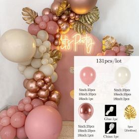 Balloon Garland Arch Kit Wedding Birthday Balloons Decoration Party Balloons For Baby Shower Decor Ballon Baloon Accessories (Color: 44)