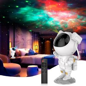 Galaxy Projector Night Light;  Star Projector with Timer;  Remote Control;  Astronaut Nebula Projector Suitable for Kids Bedroom;  Game Room and Holid (Color: as Pic)