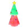 Happy Christmas Holiday Yard Decorations Inflatable W/ LED Lights