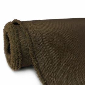 Heavy Duty Marine Canvas Fabric UV Resistant 58" Wide 600 Denier By The Yard (Color: Coffee)