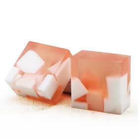 Unisex Goat's Milk Handmade Soap Deep Cleansing And Oil Controlling Bath And Face Washing Soap (Option: Peach Pudding)