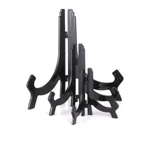 Plastic Frame Porcelain Display Frame Base (Option: Black-Small Bracket Height 11cm)