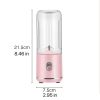 Electric Portable Juicer Household Usb Rechargeable Juice Machine Small Portable Juicer 500ml ABS Plastic 889