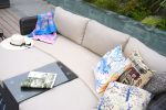 Direct Wicker 4-PC Outdoor Wicker Patio Furniture Sofa Luxury Comfort Wicker Sofa