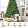 Premium Artificial Hinged PVC Christmas Tree with Metal Stand