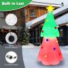 Happy Christmas Holiday Yard Decorations Inflatable W/ LED Lights