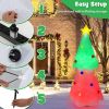 Happy Christmas Holiday Yard Decorations Inflatable W/ LED Lights