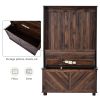 3-in-1 Entryway Hall Tree with Storage Bench and 4 Hooks, Coat Hanger, 40INCH, Stylish and Functional Design for Entrance, Hallway