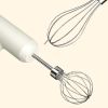 Electric Egg Beater With 2 Wire Beaters Portable Food Blender Whisk 3 Speeds Handheld Food Mixer ,USB Rechargeable Handheld Egg Beater