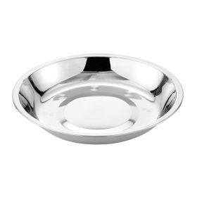 Household Dish School Canteen Hotel Stainless Steel Thickened Dish (Option: Magnetic 20CM)