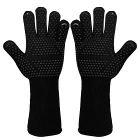 Spot Heat Insulation Barbecue Kitchen Baking Thick And High Temperature Resistant Oven Anti-scald Microwave Oven Gloves (Option: 8style-Average Size-21style)